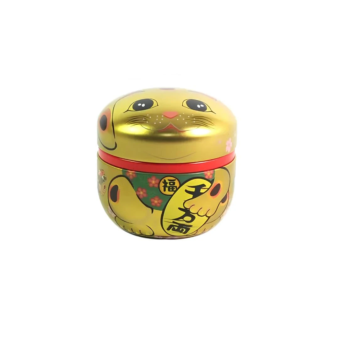 POTE PORTA CHA NITTOH LATA MANEKI NEKO JAPAO