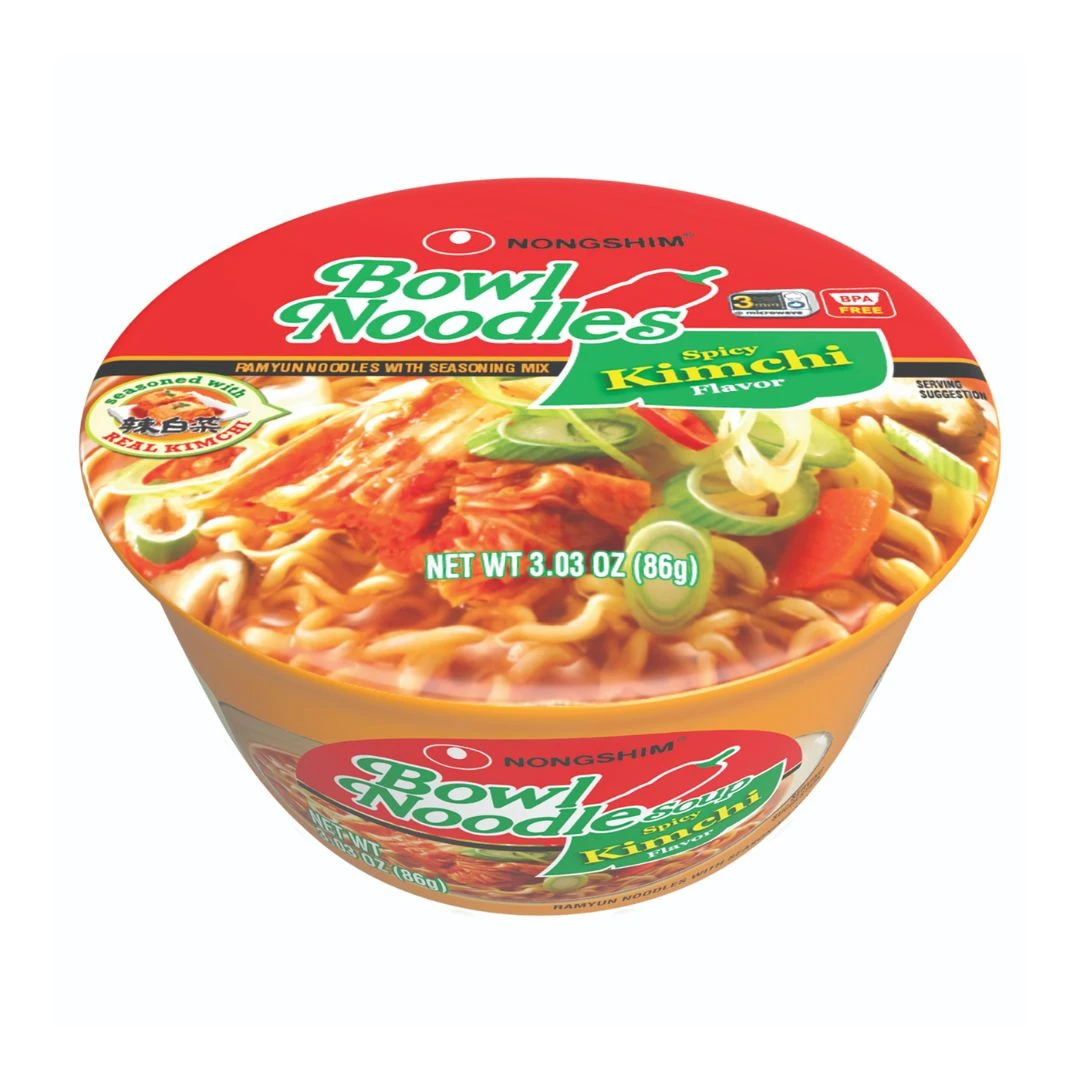 MAC INST NONGSHIM BOWL NOODLES KIMCHI 86G COREIA