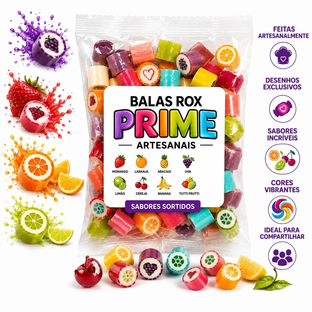 BALA YURI ROX PRIME 120G ARTESANAIS