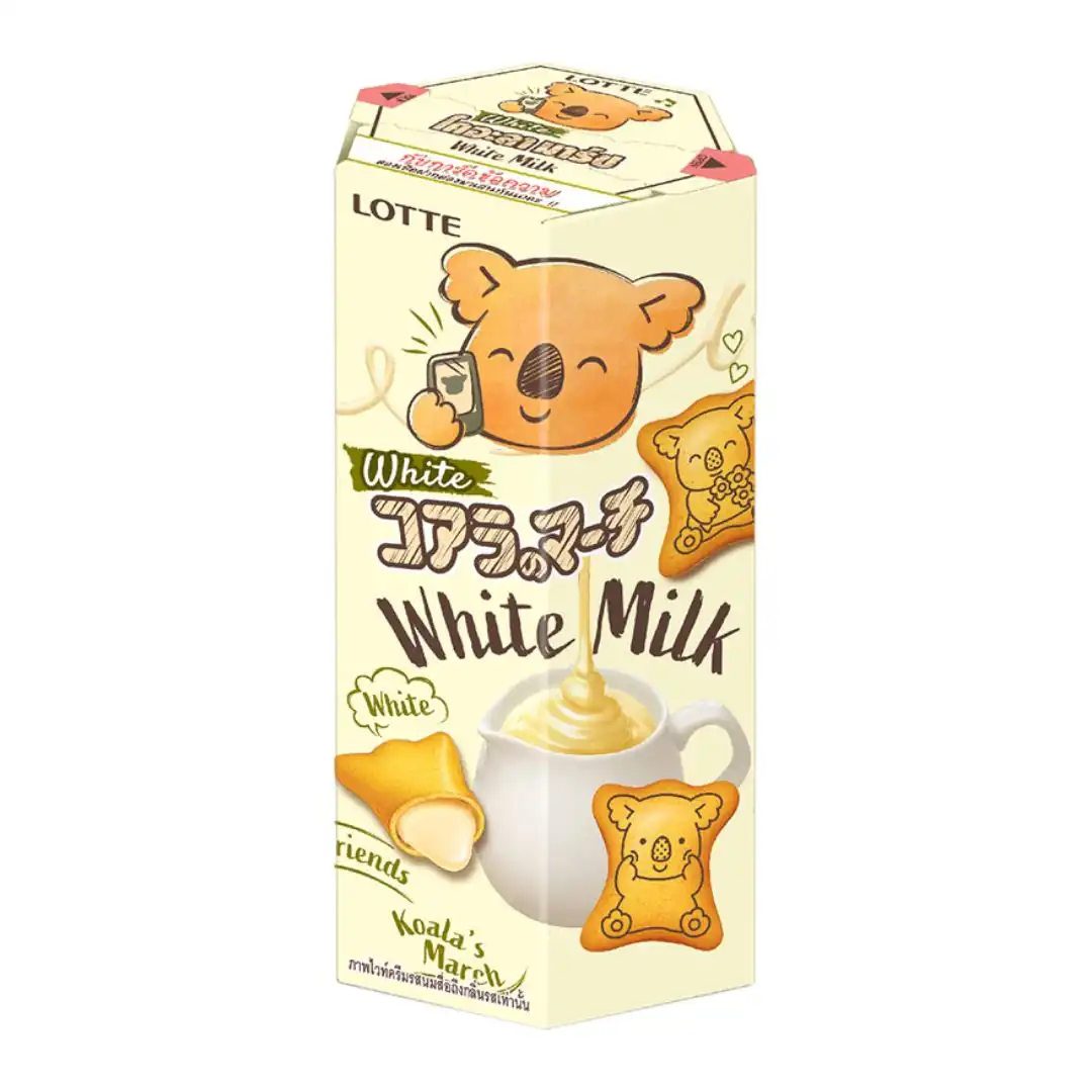 BISCOITO KOALA LOTTE CHOCOLATE BRANCO 33G TAILANDIA VENC 19/01/26