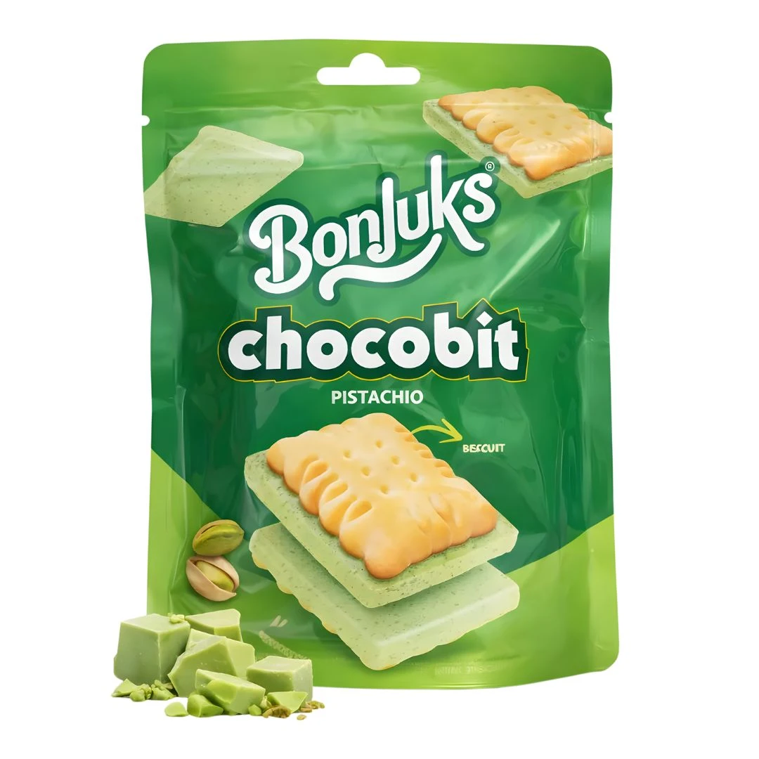 CHOCOBISCUIT BONJUKS CHOCOBIT PISTACHE 50G TURQUIA