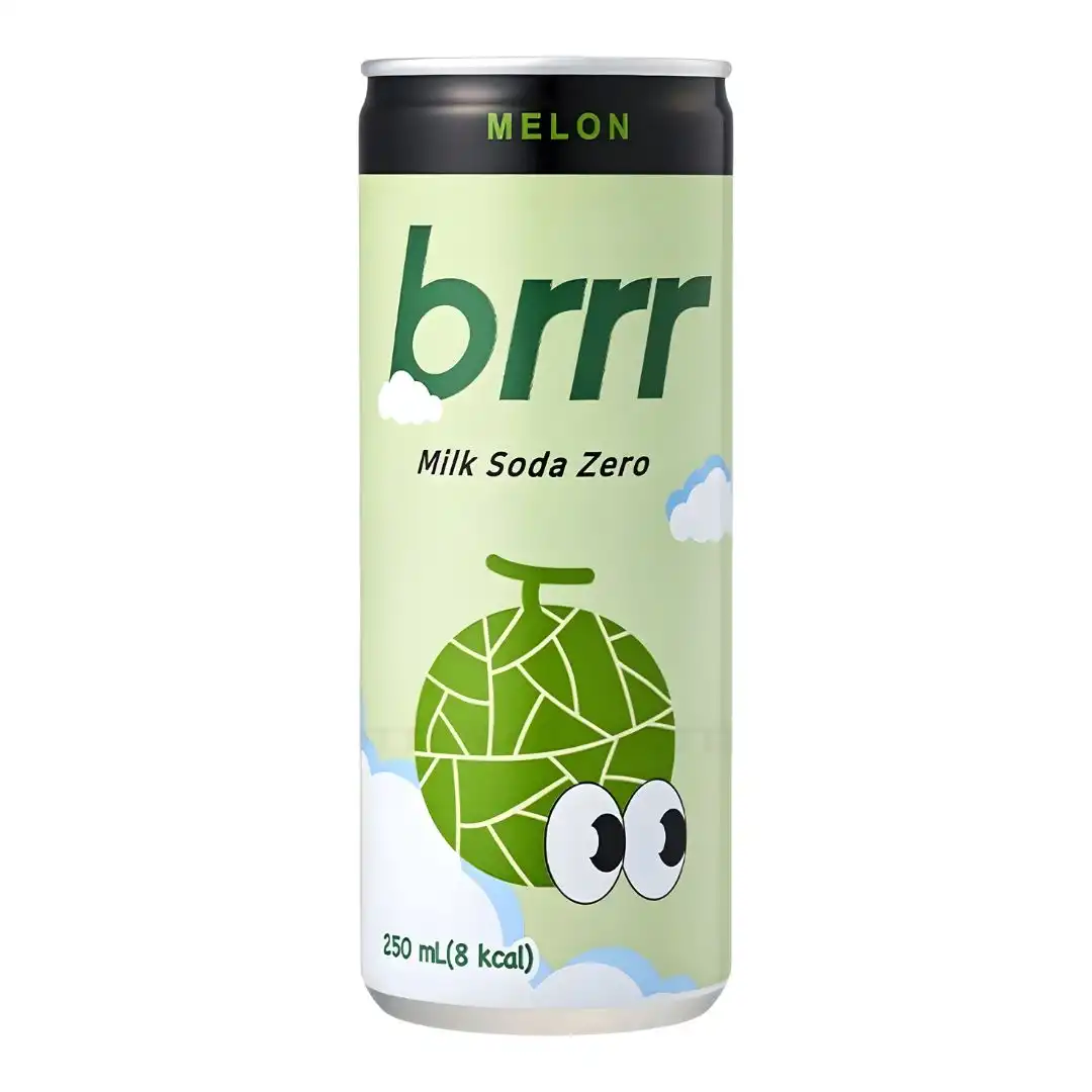 BEBIDA BRRR MILK SODA ZERO MELAO 250ML COREIA