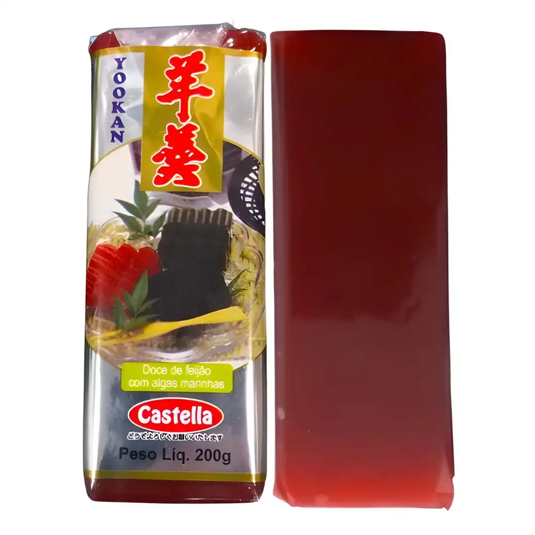 DOCE DE FEIJAO YOKAN CASTELLA VERMELHO 200G